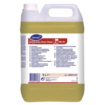 Suma Auto Oven Clean D9.10, hochalkalischer Reiniger für autom. Konvektomatenreinigung | Kanister (5 l)