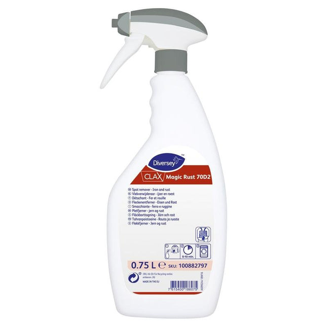 Clax Magic Rust, Fleckenentferner für Eisen- und Rostflecken | Flasche (750 ml)