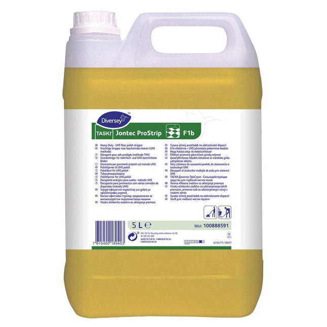 TASKI Jontec ProStrip, Kraftvoller alkalischer Grundreiniger mit effektiver Reinigungsformel | Kanister (5 l)