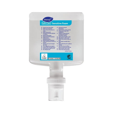 Soft Care Sensitive Foam, Parfümfreie Schaumseife für empfindliche Haut | Kartusche (1300 ml)