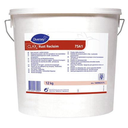 Clax Rust Reclaim, Oxalsäurepulver für die Entfernung von Rostflecken | Eimer (12 kg)