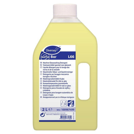 Suma Bar L66, Spezial-Geschirrreiniger für Gläser | Flasche (2 l)
