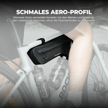 100% Wasserdichtes Fahrrad Rahmentasche Dreiecktasche 1.9L AS-152 RideMate