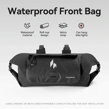 100% Wasserdichtes Fahrradtasche Lenkertasche 8L AS-154 RideMate