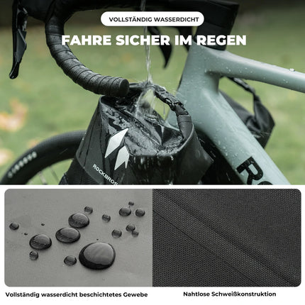 100% Wasserdichtes Gepäckträgertasche Gepäckträger für Vordergabel  7L AS-156 RideMate