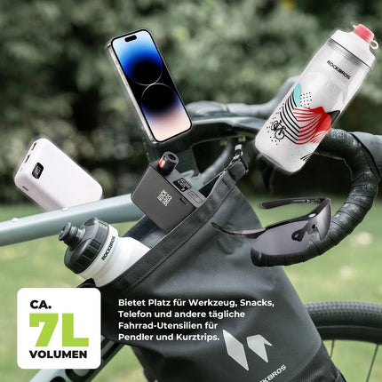 100% Wasserdichtes Gepäckträgertasche Gepäckträger für Vordergabel  7L AS-156 RideMate