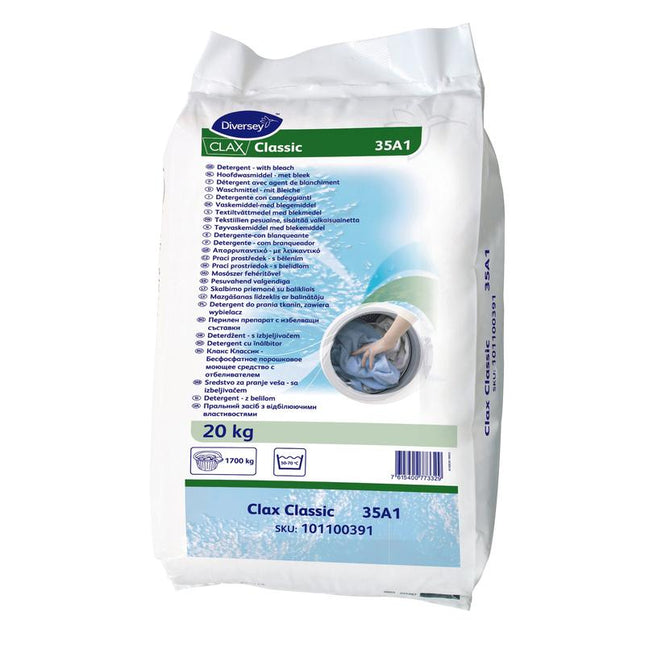 Clax Classic 35A1, Vollwaschmittel, für weiches bis mittelhartes Wasser | Sack (20 kg)
