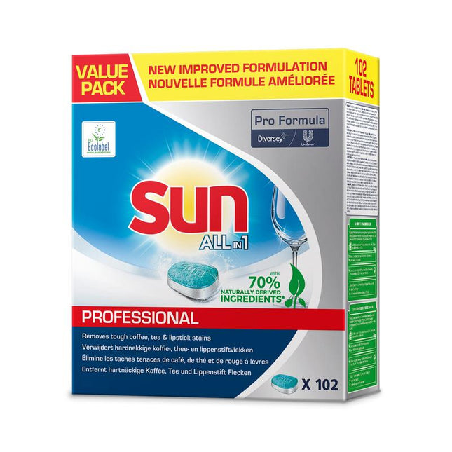 Sun Professional All in 1 Tabs für die Geschirrspülmaschine