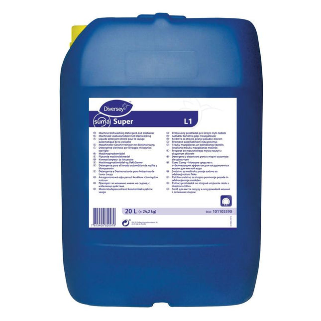 Suma Super L1, Geschirrreiniger mit Bleiche, für Weichwasser | Kanister (20 l)
