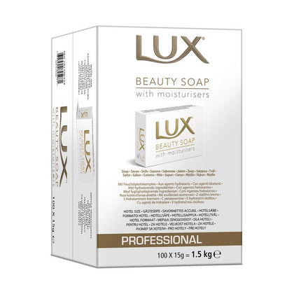 LUX Professional Beauty Soap, Seifenstück Gästeartikel 15g | Packung (100 Stück)