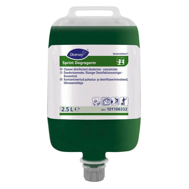 Sprint Degragerm QS, Desinfektionsreiniger und Desodorierer für Fussböden | Beutel (2500 l)