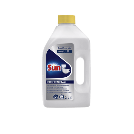 SUN Professional maschineller Reiniger für Gläser, für Gläser- und Thekenspülmaschinen | Flasche (2 l)