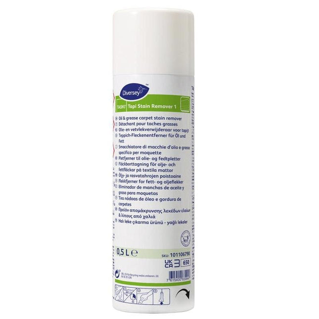 TASKI Tapi Stain Remover 1, Fleckentferner - für lösungsmittellösliche Flecken | Dose (500 ml)