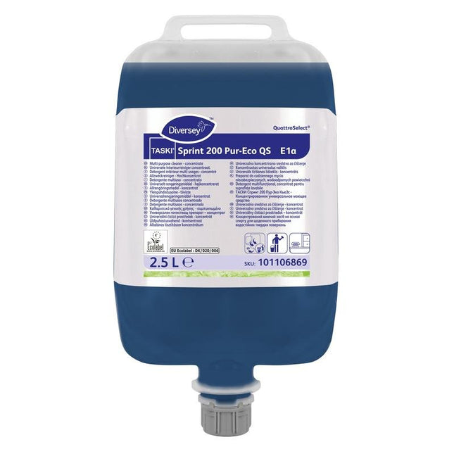 TASKI Sprint 200 Pur-Eco , Neutraler, streifenfreier Oberflächenreiniger, EU Umweltzertifizierung
