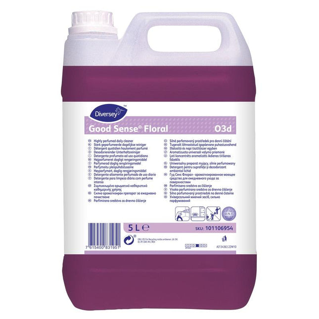 Good Sense Floral, Hochparfümierter Allzweckreiniger mit O.N.T. Technologie | Kanister (5 l)