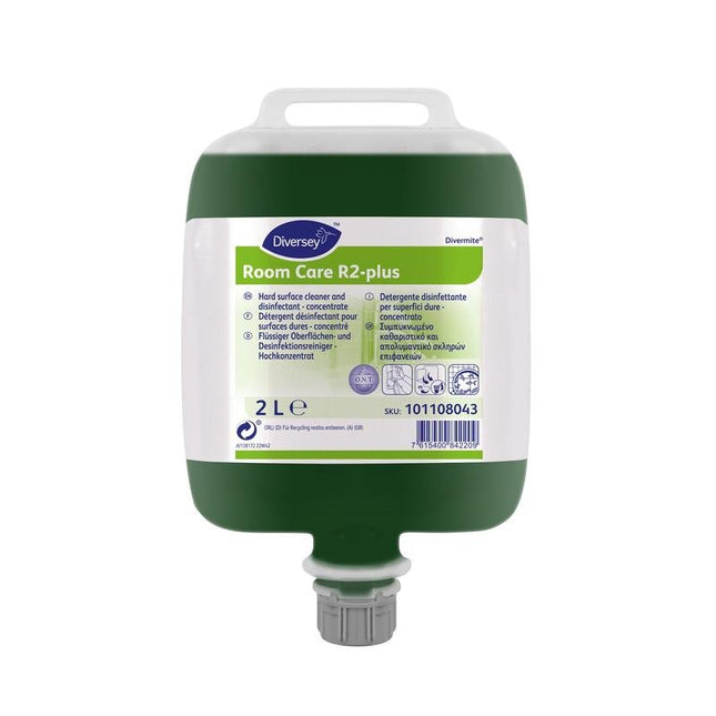 Room Care R2 plus, Flüssiger, desinfizierender Oberflächenreiniger, Hochkonzentrat | Beutel (2 l)