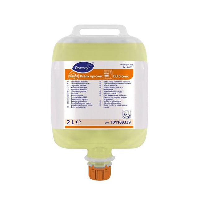 Suma Break up-conc D3.5, Hochkonzentierter, aluminiumsicherer, extra starker Fettlöser | Beutel (2 l)