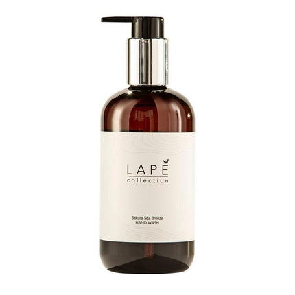 LAPE Earth Collection Sakura Sea Breeze Hand Wash, Ökozertifizierte Handwaschlotion mit zartem Duft nach Kirschblüten und frischer Meeresbrise | Flasche (300 ml)