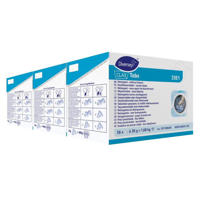 Clax Tabs, Waschmittel - Textilwaschtablette – ohne Bleichmittel | Packung (1680 g)