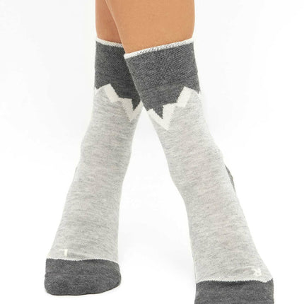 Apu Kuntur - Alpaka Premium Wandersocken | Baby-Alpaka-Pima-Mix