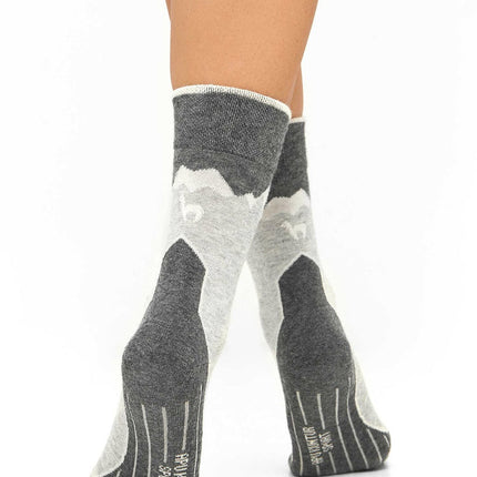 Apu Kuntur - Alpaka Premium Wandersocken | Baby-Alpaka-Pima-Mix