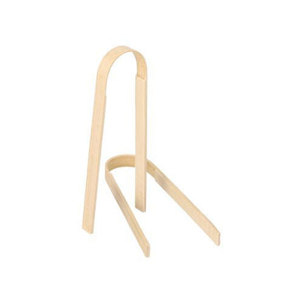 PAPSTAR Fingerfood-Zangen aus Bambus, 10 cm, ideal für Snacks | Beutel (10 Stück)