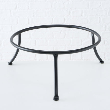 Feuerschale Ø 47 cm Feuerkorb Eisen Metall schwarz Schale Feuer Feuerstelle