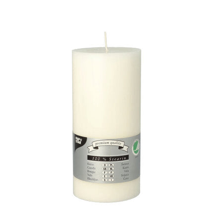 PAPSTAR Stumpenkerze Ø 70 mm, 150 mm aus 100% Stearin, durchgefärbt