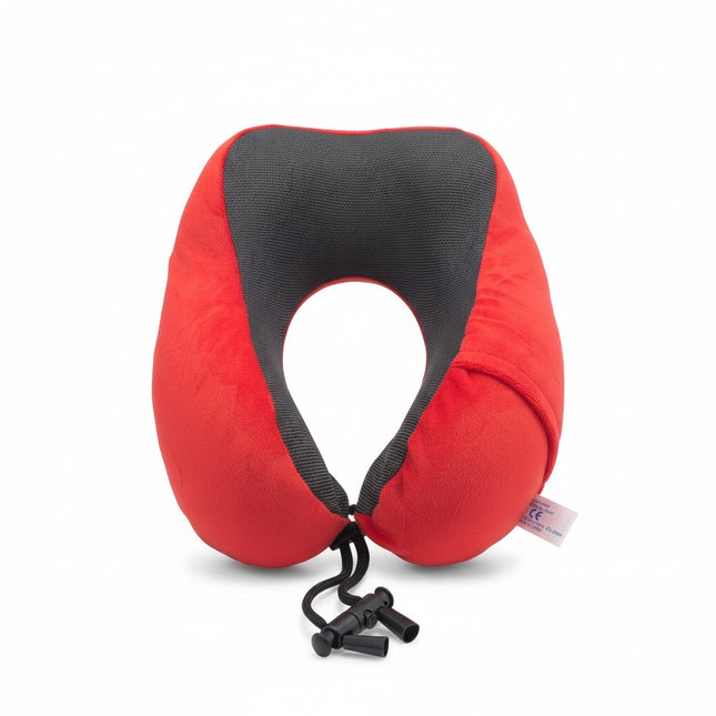 Nackenkissen U-förmig ergonomisch Nackenstütze Reise Rot LISSIDOLL