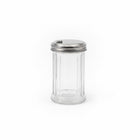 Gewürzstreuer Glas mit Metalldeckel, 100-300ml, transparent, Zuckerstreuer und Ölspender