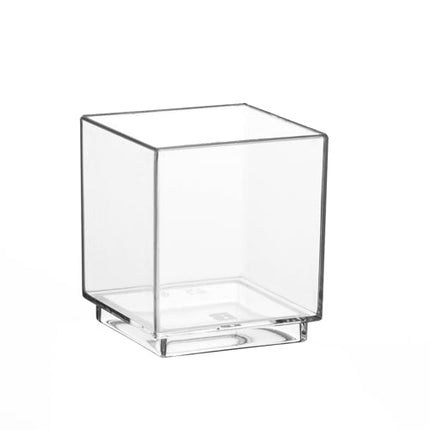 Starpak 30 Fingerfood - Schalen, PS eckig 55 ml 4,7 cm x 4,2 cm x 4,2 cm glasklar | Dose (30 Stück)