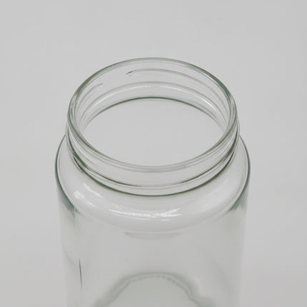 Vorratsglas mit Schraubdeckel 0,77 Liter, Glas, Deckel rot-weiß kariert