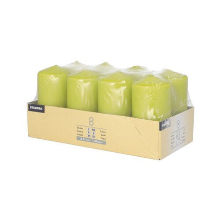 Starpak 8 Stumpenkerzen Ø 50 mm · 100 mm
