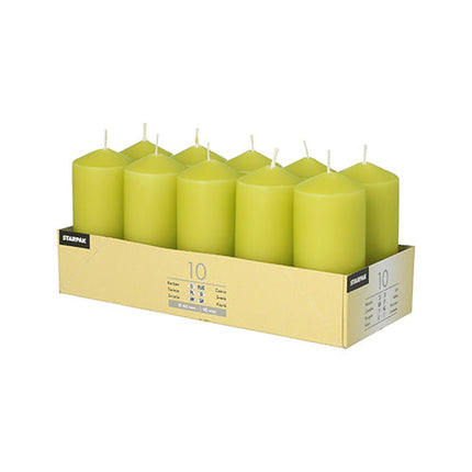 Starpak 10 Stumpenkerzen Ø 40 mm · 90 mm