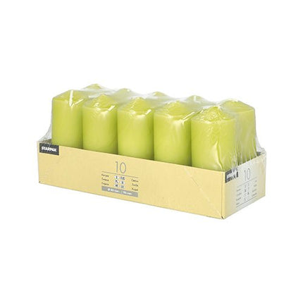 Starpak 10 Stumpenkerzen Ø 40 mm · 90 mm