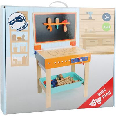 small foot Werkbank mit Maltisch und Bastelltisch ab 3 Jahren