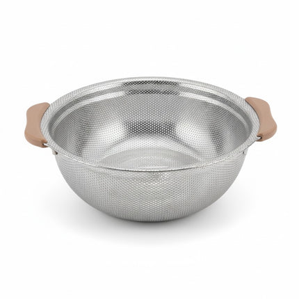 Küchensieb Edelstahl 32 cm mit Kunststoffgriffen, robust
