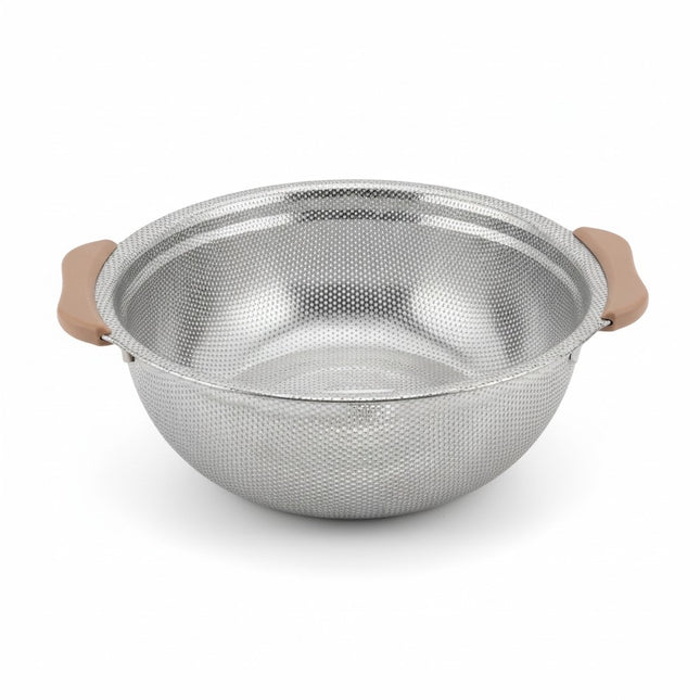 Küchensieb Edelstahl 32 cm mit Kunststoffgriffen, robust