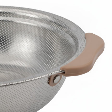 Küchensieb Edelstahl 32 cm mit Kunststoffgriffen, robust