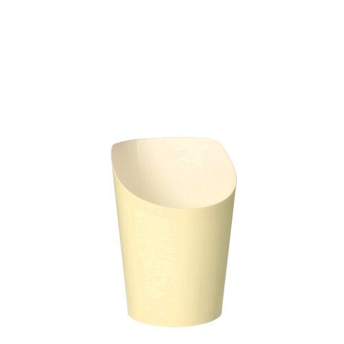 PAPSTAR Snackbecher To Go, Pappe, Ø 7,5 cm, beige, 0,16 l | Folie (75 Stück)