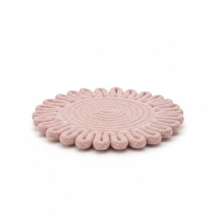 Untersetzer Set 3-teilig, Textil, Rosa, Made in Germany