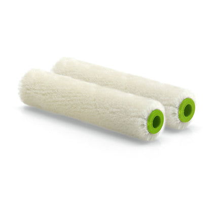 Nölle Profi Brush Velours Lackierwalzen 10 cm, 4 mm Florhöhe, 2er Set | 1 Stück