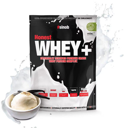 Sinob Honest Whey+ – Premium Whey Proteinpulver