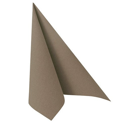 PAPSTAR 50 Servietten "ROYAL Collection" 1/4-Falz 40 x 40 cm grau