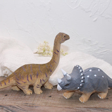 Dinosaurier Figuren aus Holz für Kinder - Fantasievolles Lernen