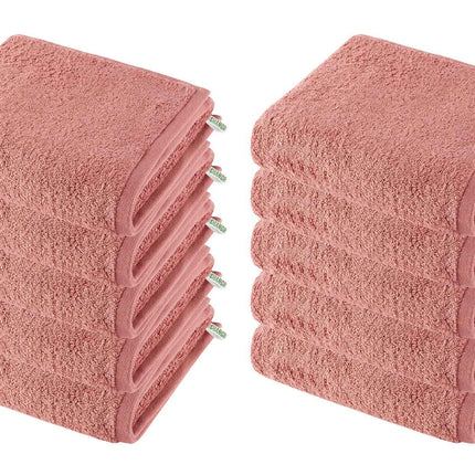 10er Set Handtücher Premium Qualität »Montreal« 500 g/m² 100% Bio Baumwolle Made in Green 2020102-10