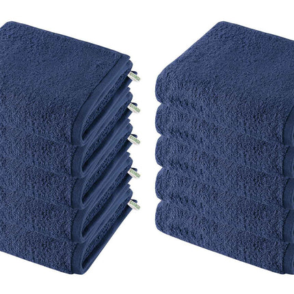 10er Set Handtücher Premium Qualität »Montreal« 500 g/m² 100% Bio Baumwolle Made in Green 2020102-10