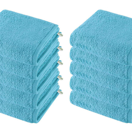 10er Set Handtücher Premium Qualität »Montreal« 500 g/m² 100% Bio Baumwolle Made in Green 2020102-10