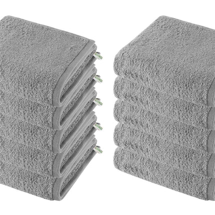10er Set Handtücher Premium Qualität »Montreal« 500 g/m² 100% Bio Baumwolle Made in Green 2020102-10