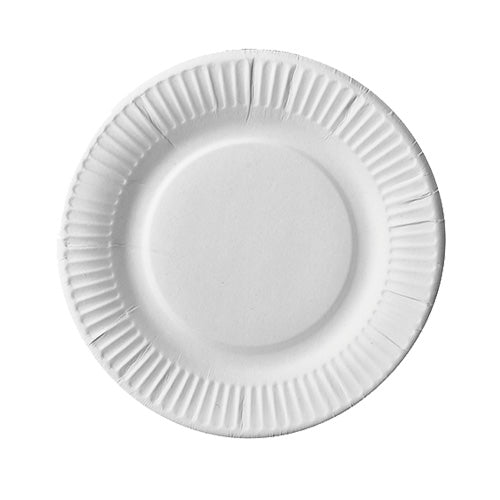 PAPSTAR 100 Teller, Pappe "pure" rund, weiss extra stark
